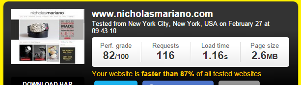 Wix Sample Website Review & Speed Test From New York