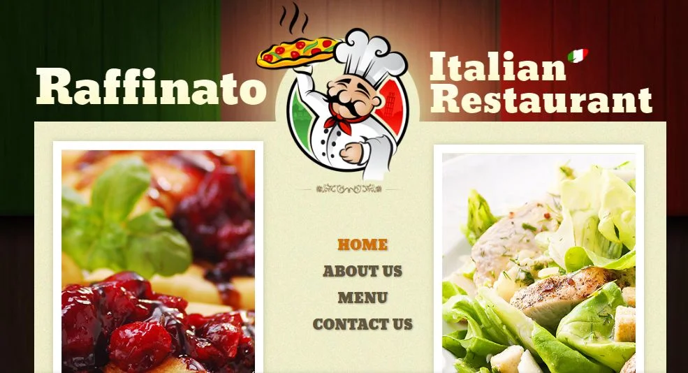 GoDaddy Theme example for hotel