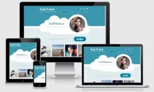 GoDaddy website builder theme responsive test