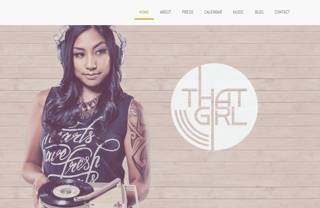 Musician DJ That Girl Website become one of the best music relates sites