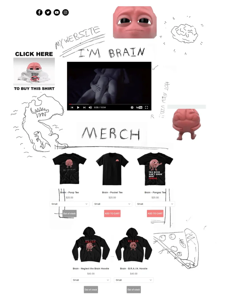 Musician lildicky website view
