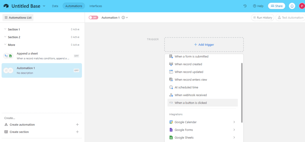 Airtable Automation