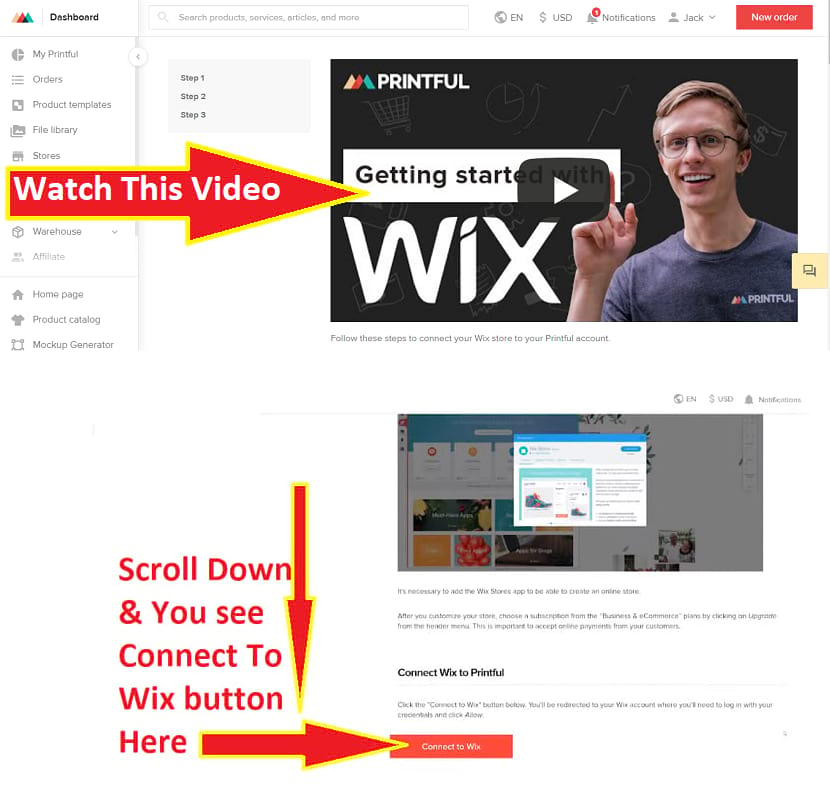Connect to your Wix online store eCommerce website