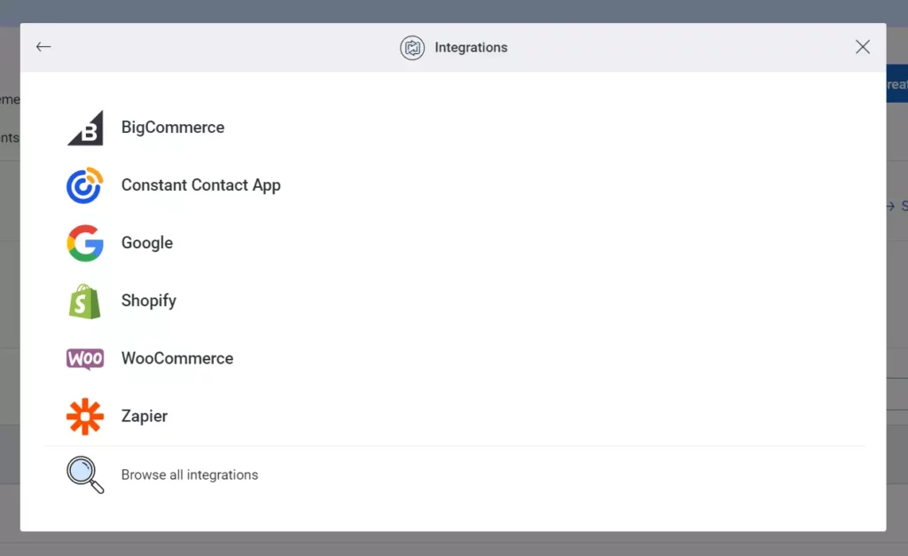 Constant Contact Contact integration