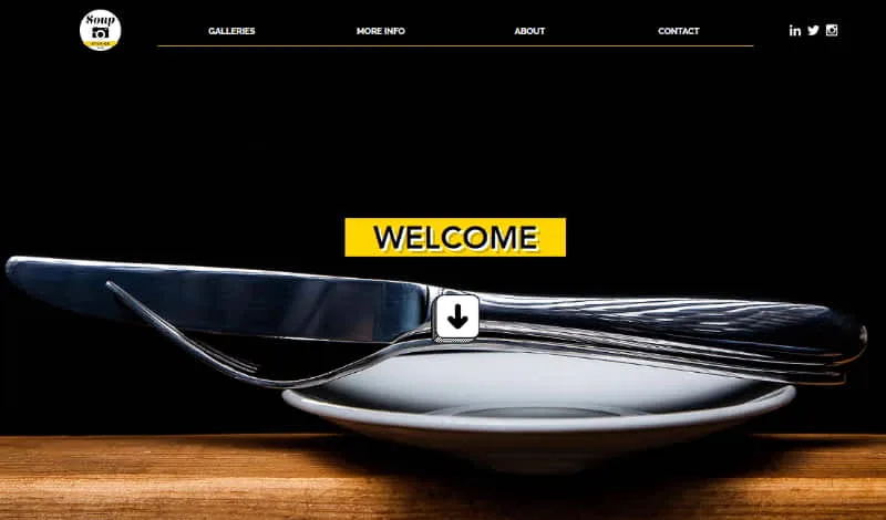 Food Photographer Derek Pfohl website homepage