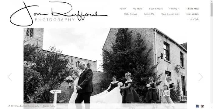 Jon Raffoul Photography Website