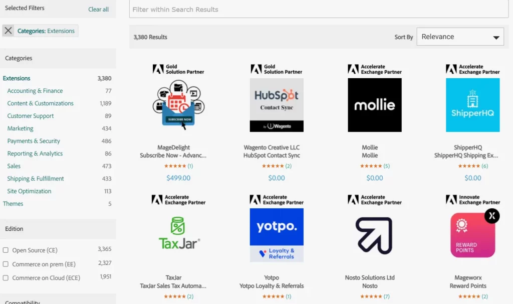 Magento apps