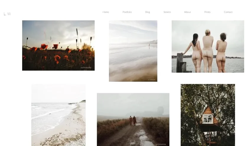 Photography website LW