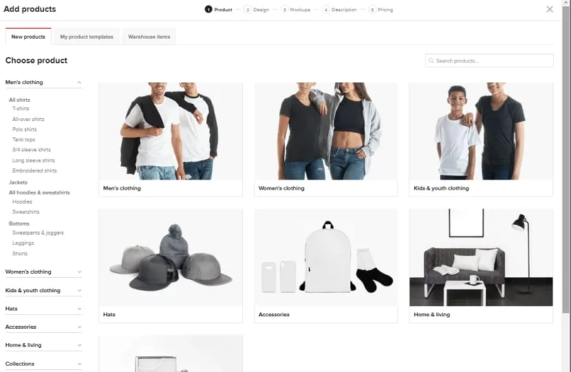 Select any item you want to sell on your online store