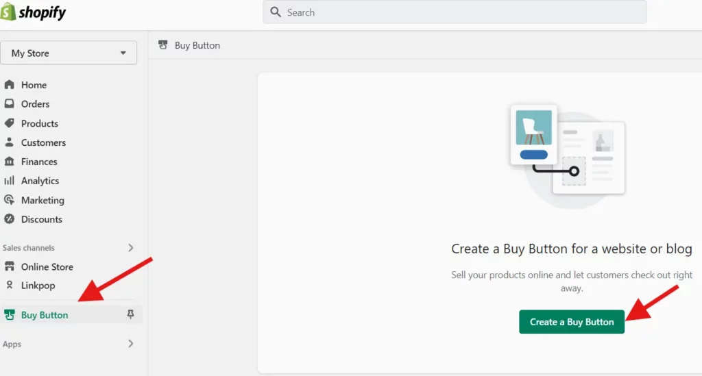 Shopify buy button