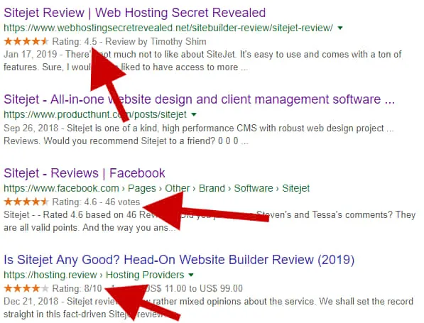 Sitejet Reviews