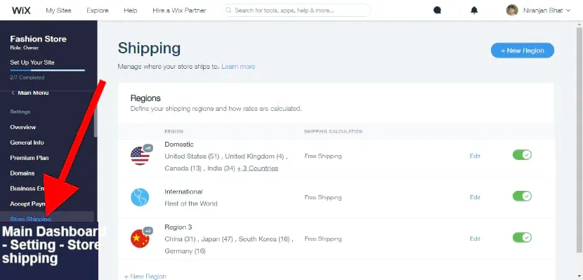 set Store shipping- you can ship anywhere in the world from usa to china