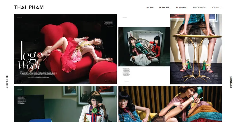 Thai Pham Photography website