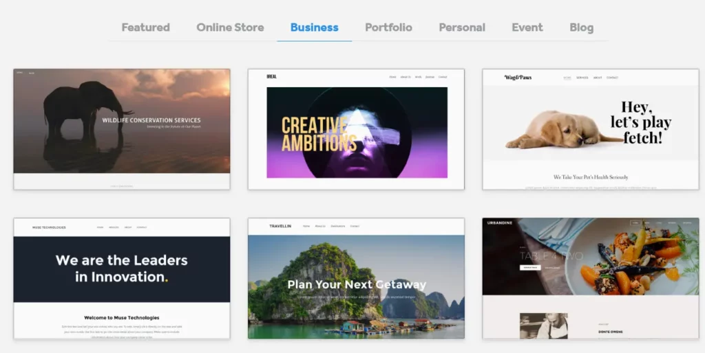 Weebly Themes