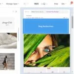 Wix Website builder editor in ADI mode settings