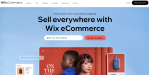 Wix eCommerce home