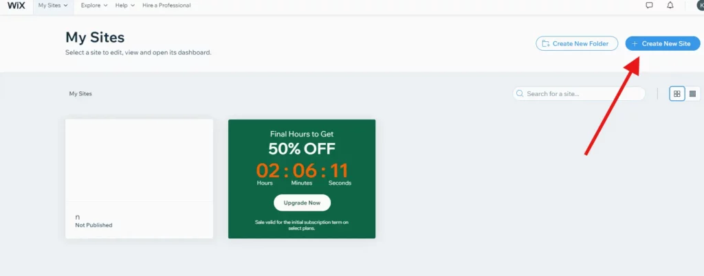 Wix sites
