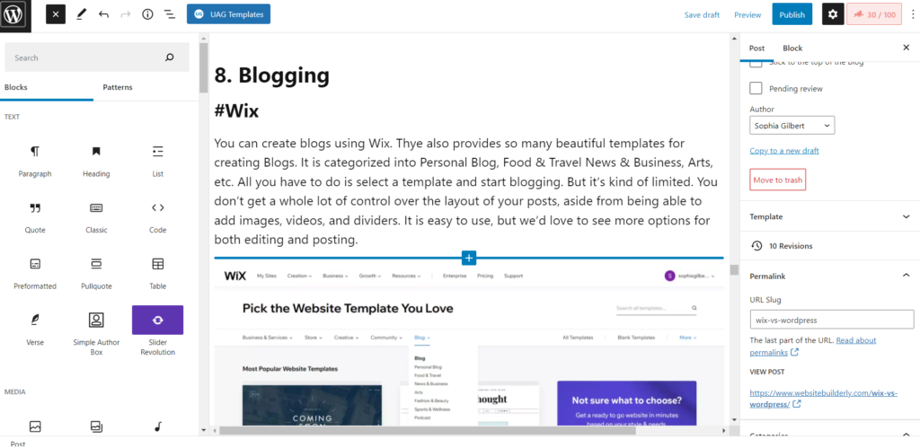 WordPress-Blogging