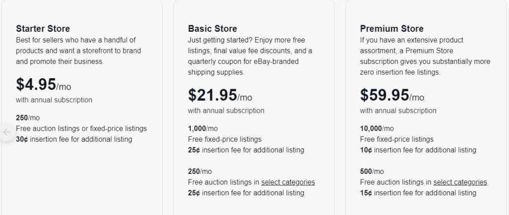 eBay Pricing