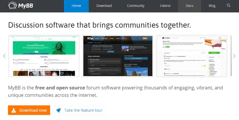 MyBB screenshot
