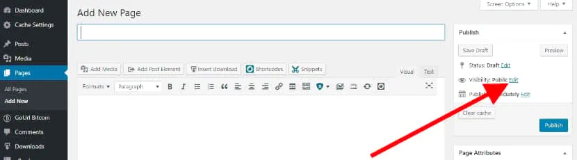 password protection