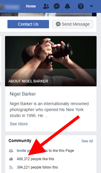 photographer Nigel Barker social media followers