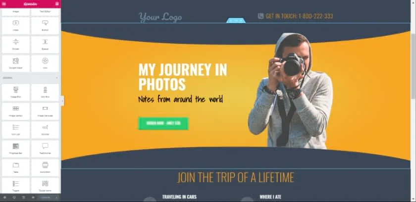 photography website example