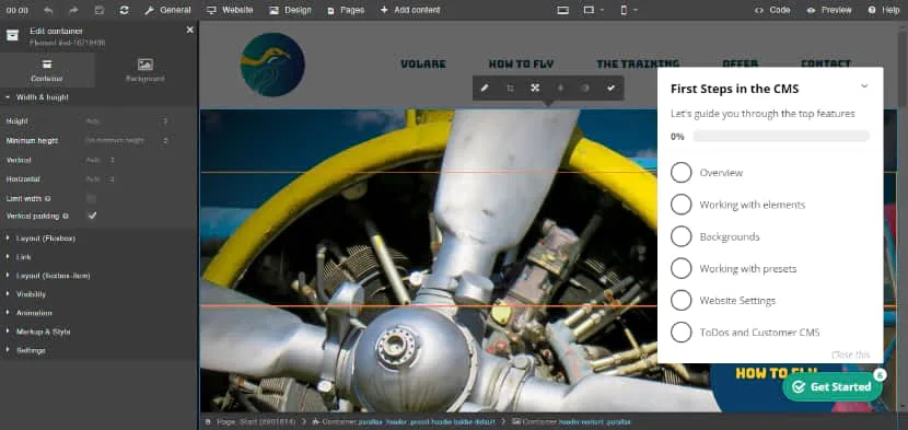 sitejet website editor