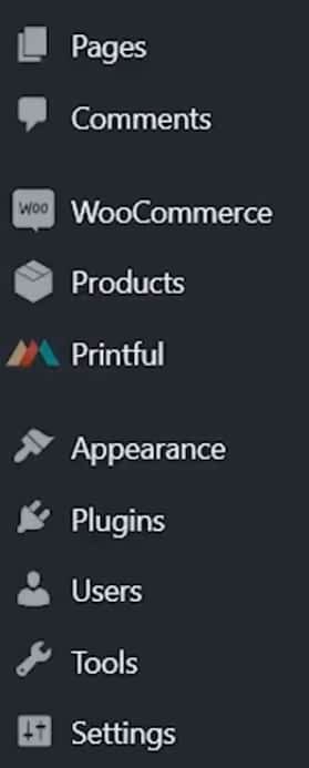 woocommerce and printful settings connect it