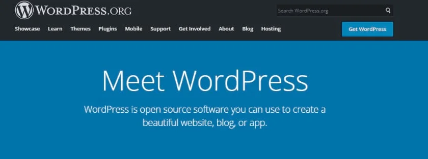 WordPress Screenshot