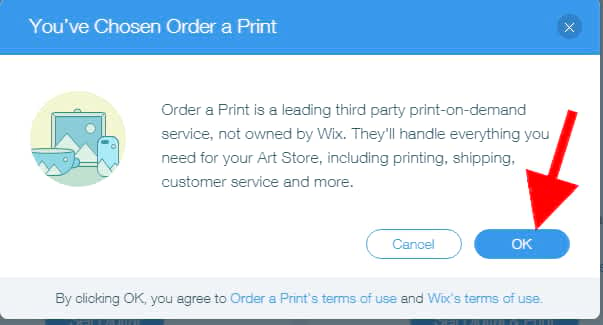 you have chosen selling both digital & physical print